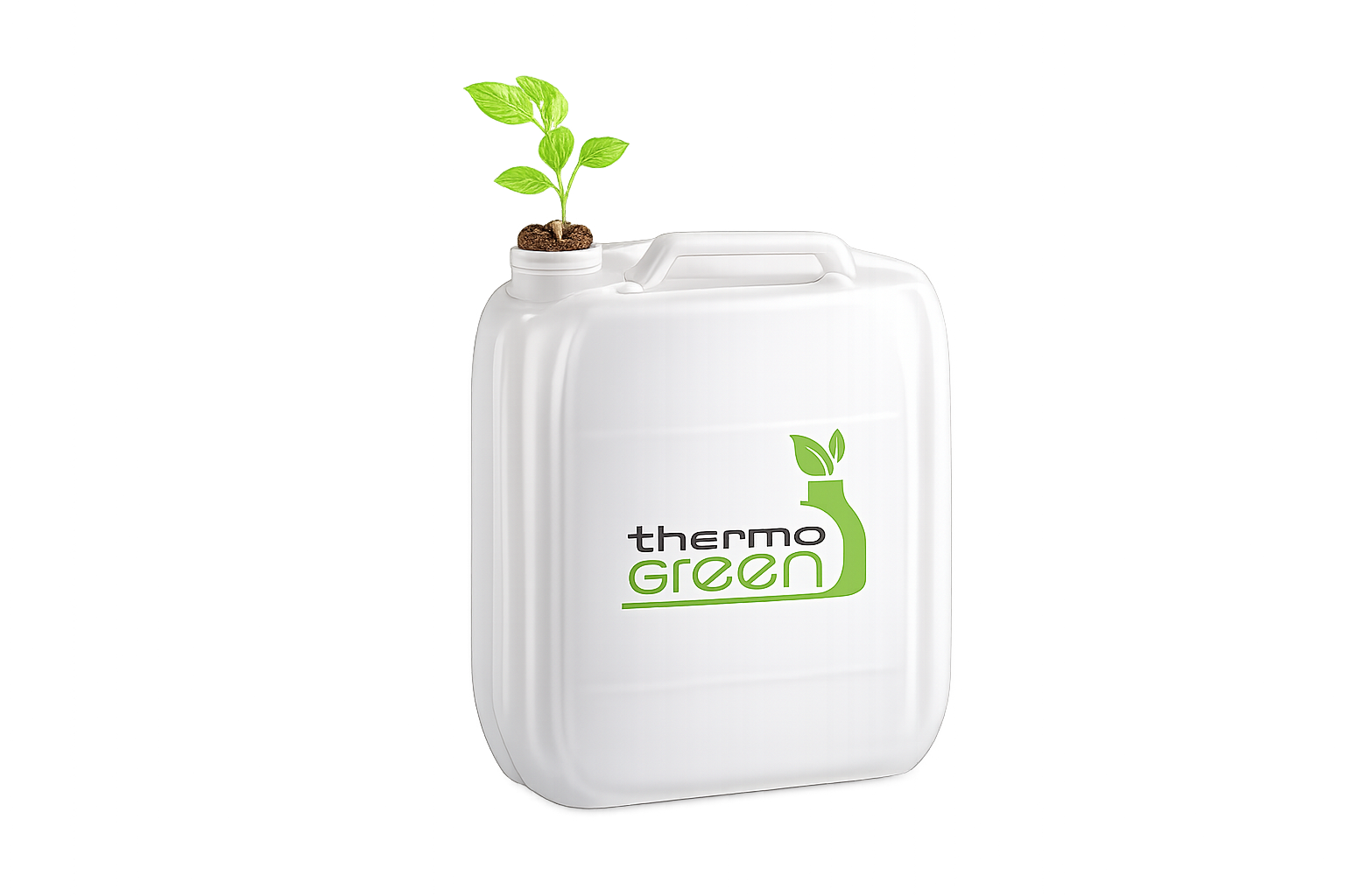 Bidón con plástico biodegradable Thermogreen